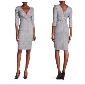 Alexia Admor Gray Plaid Dress